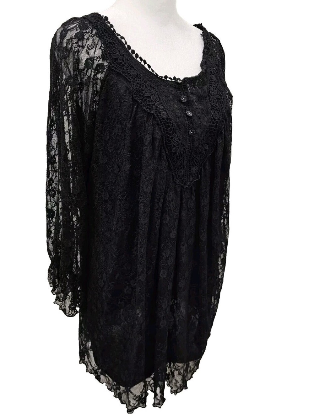 V Christina Black Dress Size M